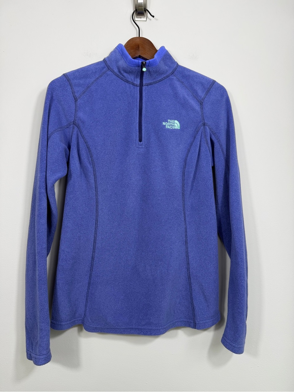 The North Face Women’s S Purple Blue 1/4 Zip Fleece Pullover Outdoor